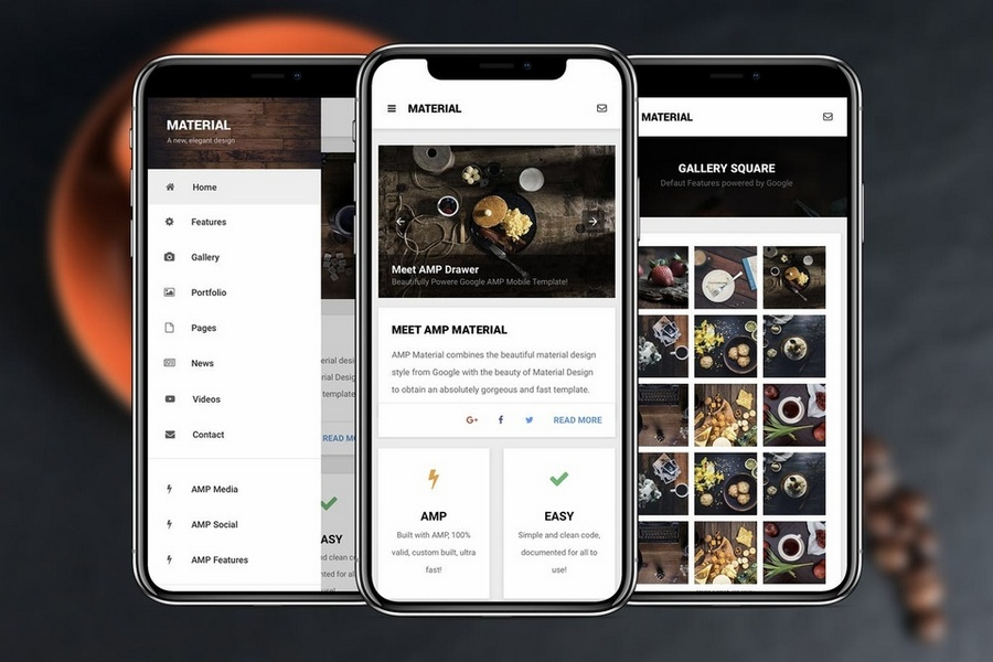 AMP Material - Google AMP App