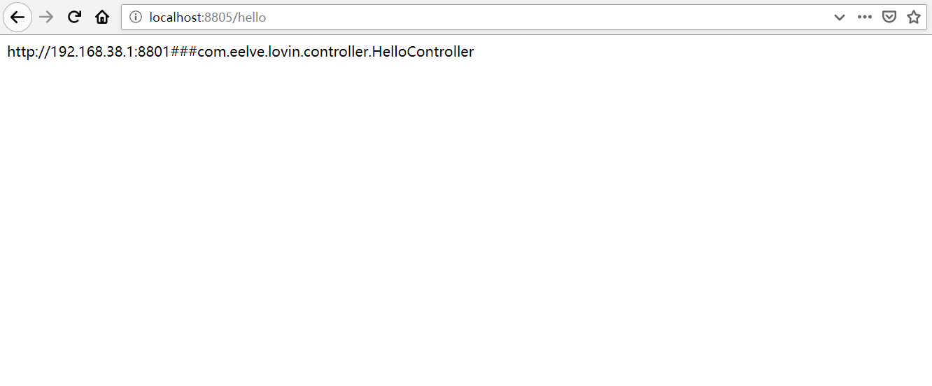 我们可以看到我们调到了通过ribbon负载的另外一个接口