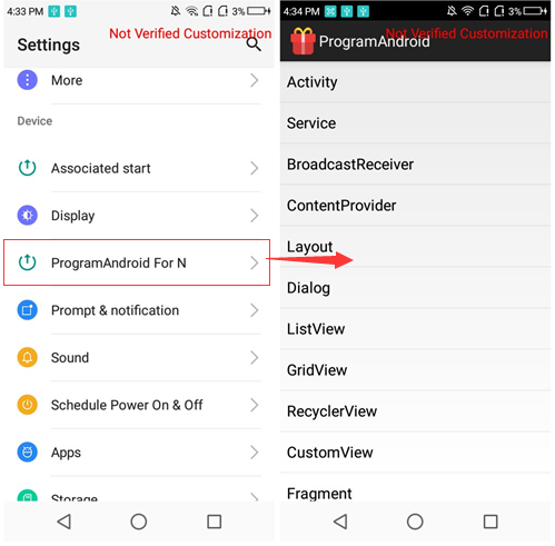 在Settings 中添加Item