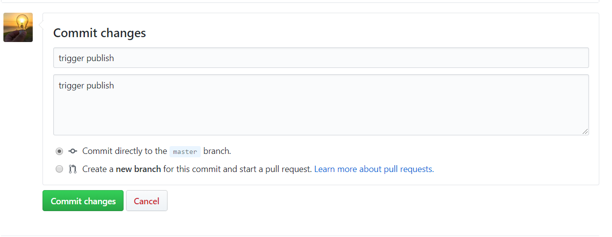 github commit code