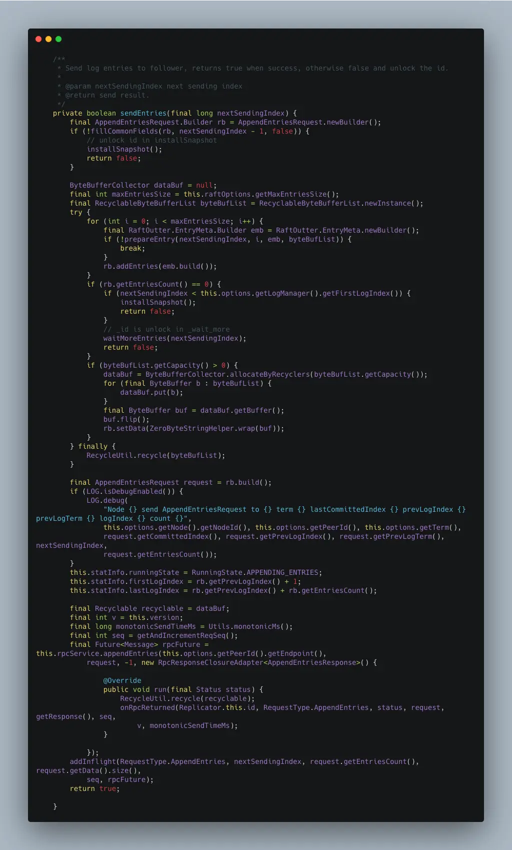 图17 - 复制日志的主要方法