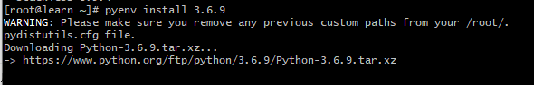 Python 3.6.9