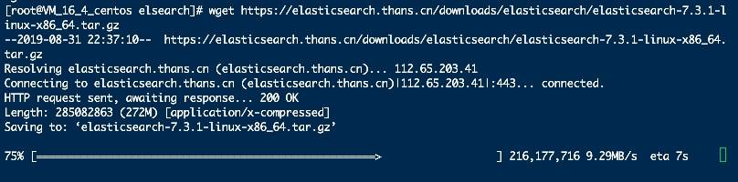 下载Elasticsearch安装包