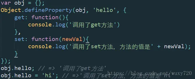 set，get方法初步了解
