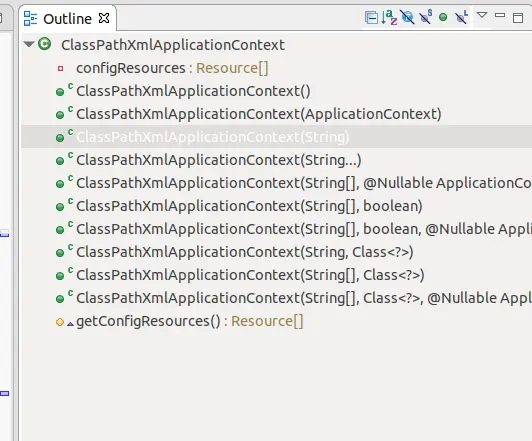 ClassPathXmlApplicationContext方法