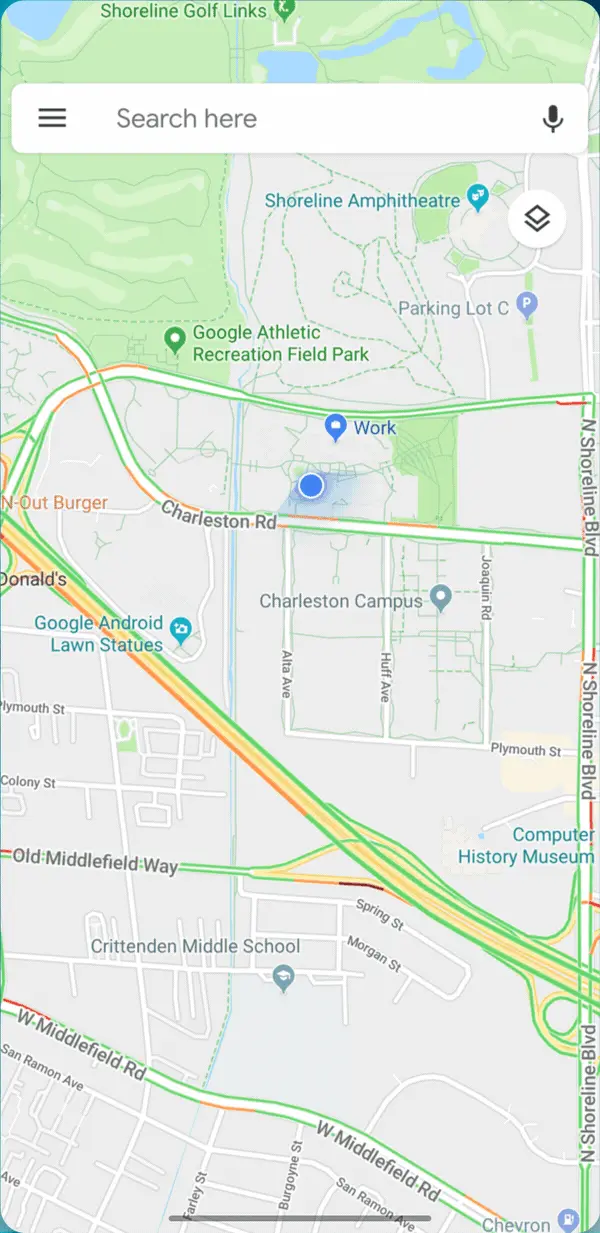 手势导航为应用程序提供内容的全屏