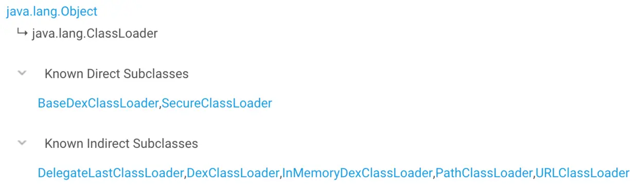 ClassLoader的子类