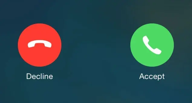 红色拒绝与绿色接受