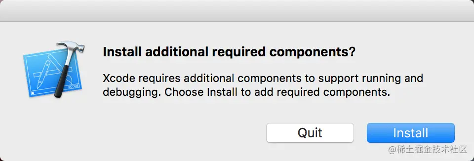 Install additional required components ?
