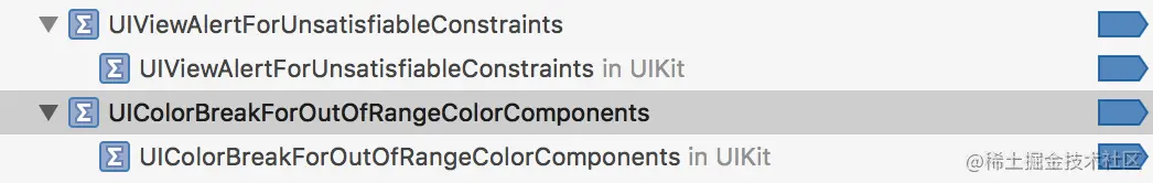 福利：上面那个是布局问题打的断点