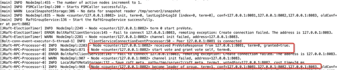 图14 - Leader 启动日志