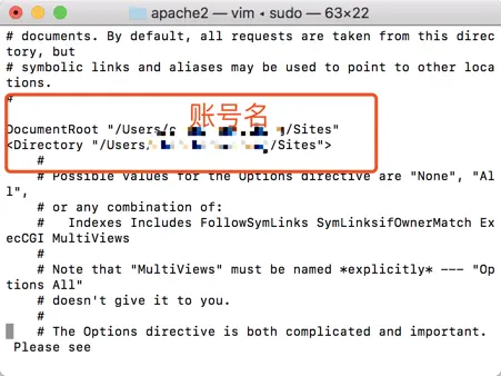 搜索找到DocumentRoot对应的位置