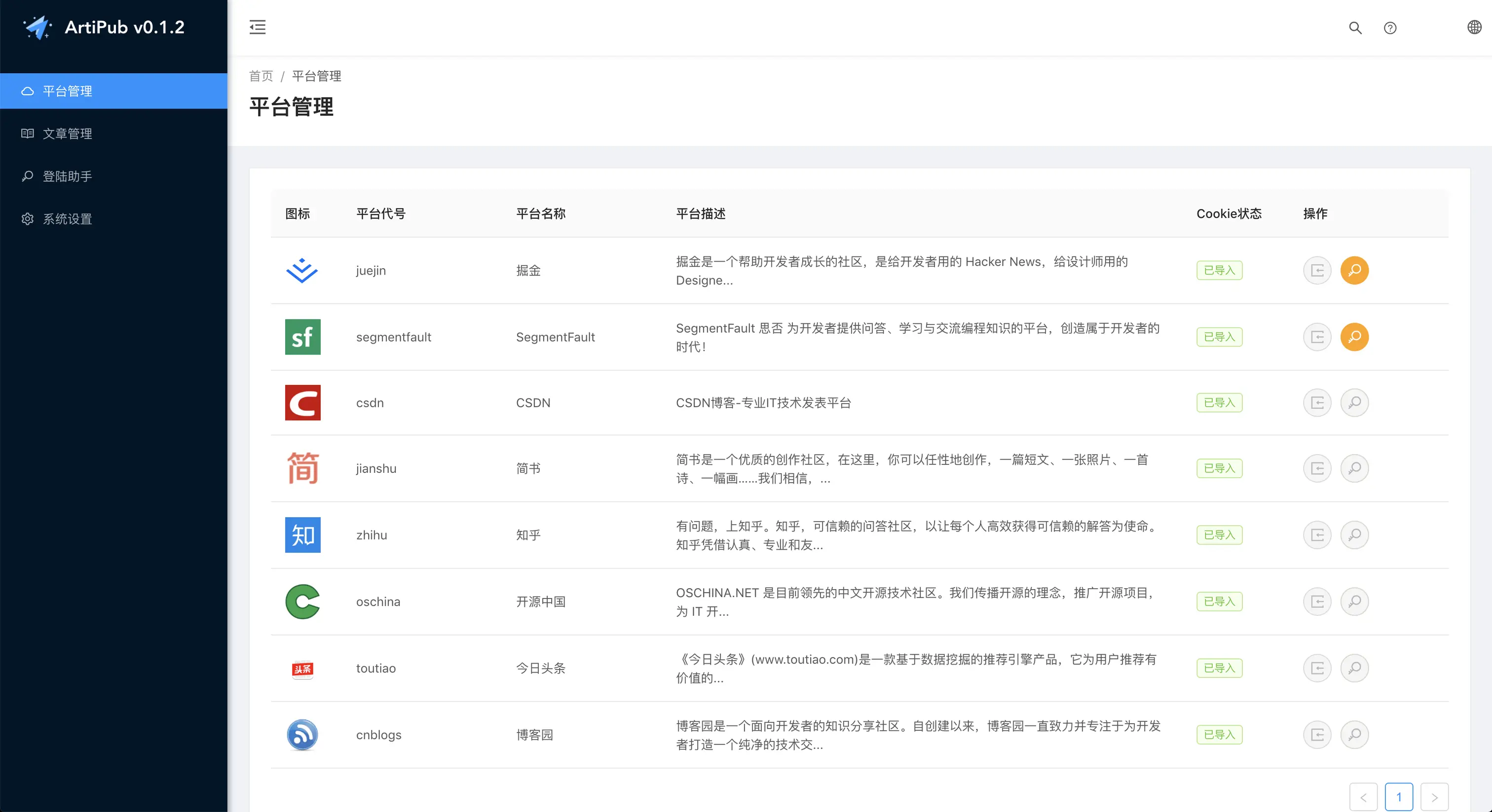 Platform Management Interface