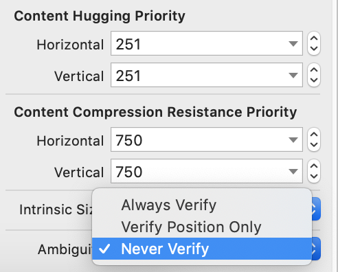 Turn Off Ambiguity Per View
