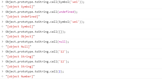 Object.prototype.toString.call(variable)