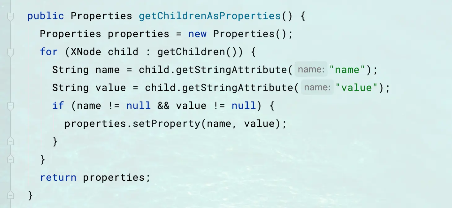 getChildrenAsProperties