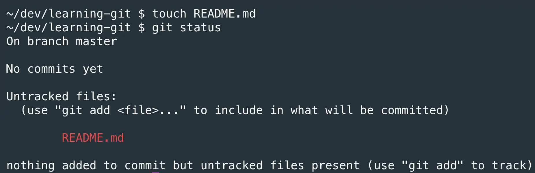 `touch` 是一种以快速、简单的方法来创建新的空白文件的命令