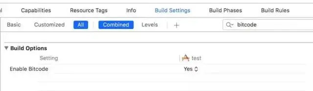 Xcode默认启用Bitcode