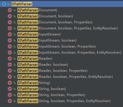 XPathParser构造方法