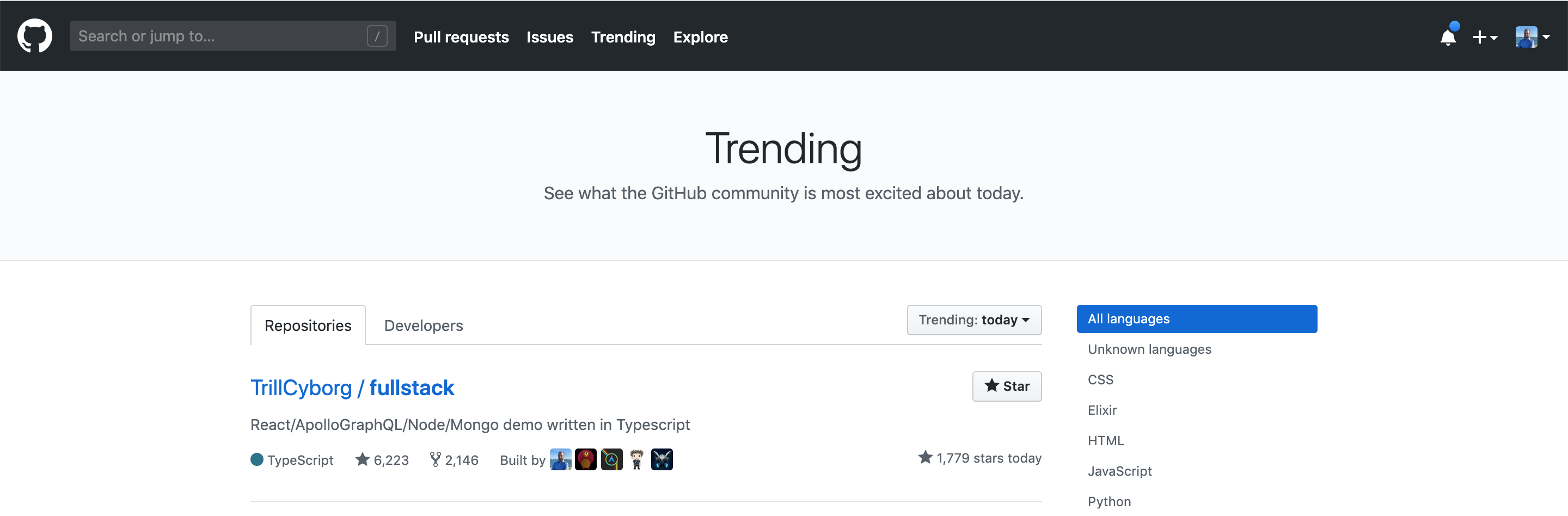 No. 1 Trending on GitHub