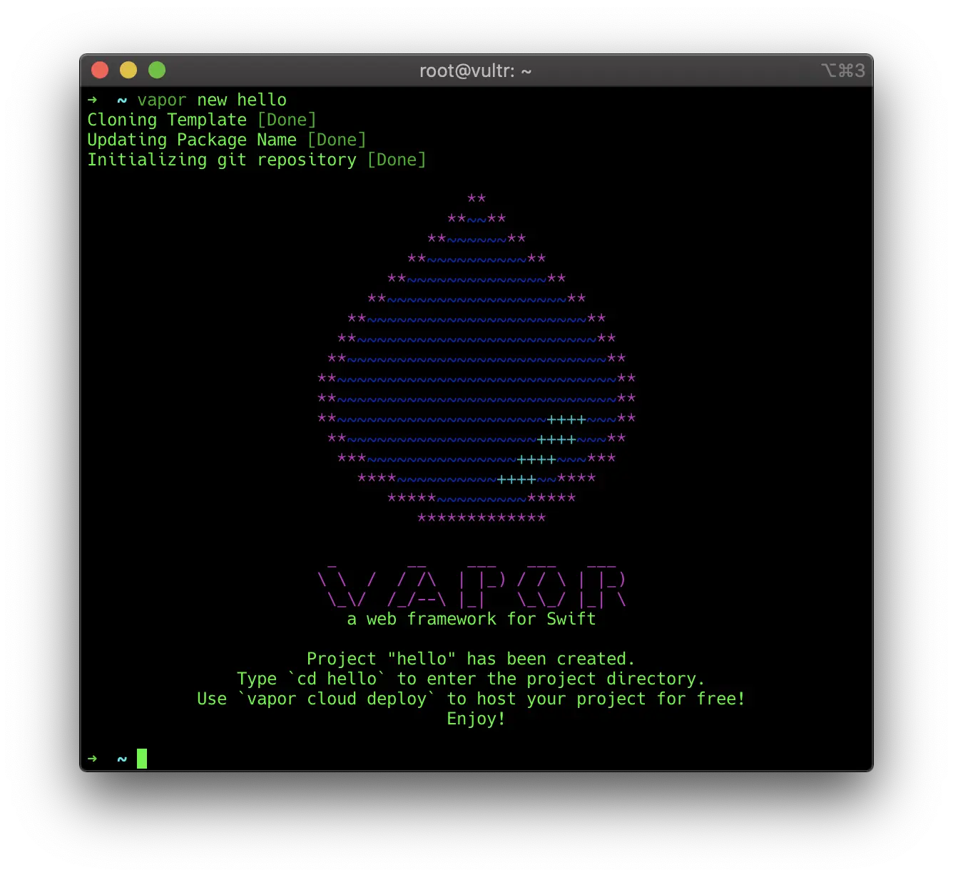 vapor-deploy-completed