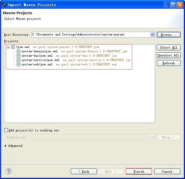 Maven学习总结–使用Maven构建多模块项目