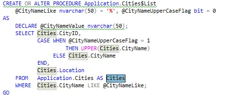 使用SQL Prompt重构批处理或对象