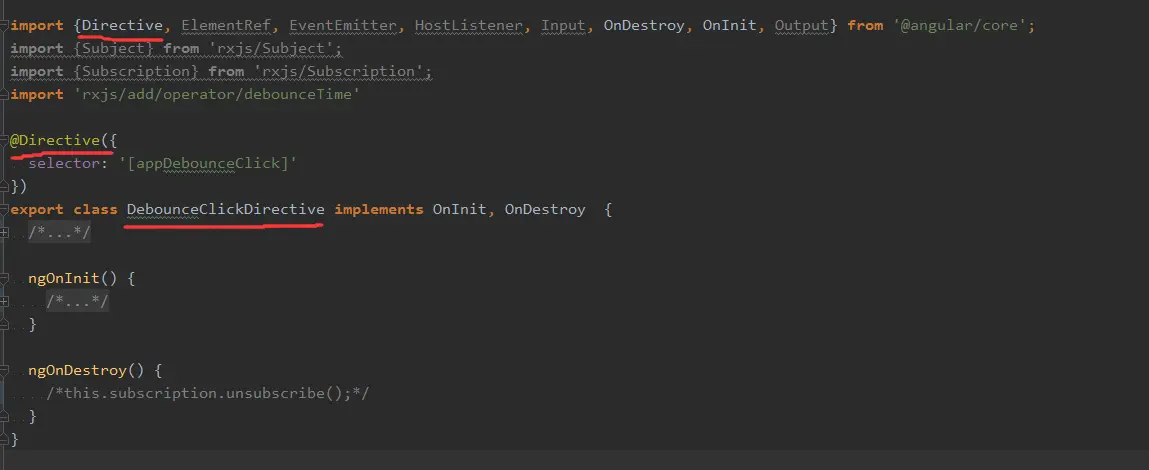 创建新的Directive