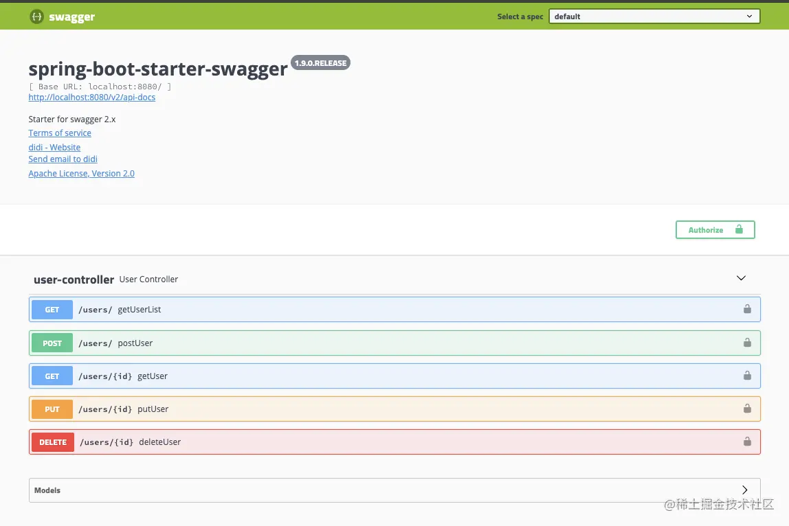 SpringBoot2.x基础教程：使用Swagger2