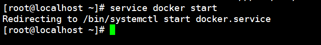 docker start
