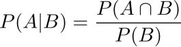 条件概率公式