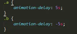 animation-delay写法