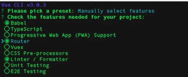 Alt CLI 初始化 Vue 项目