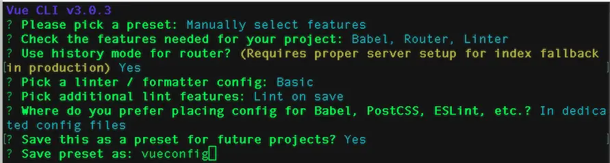 Alt CLI 初始化 Vue.js 项目的最后一步