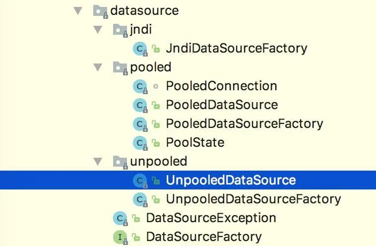 Mybatis 数据源DateSource的分类