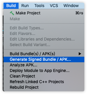 打开编译签名面板.