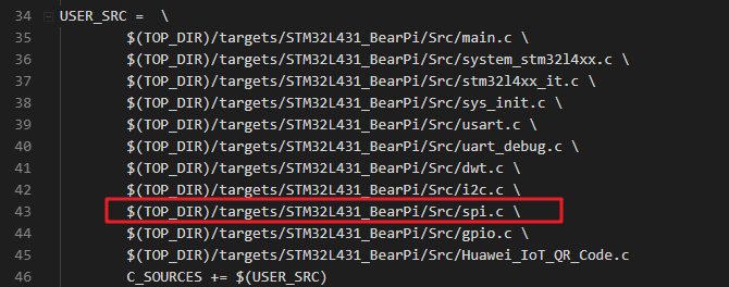 SPI驱动文件路径