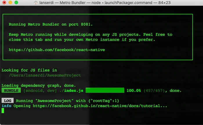 构建React Native应用