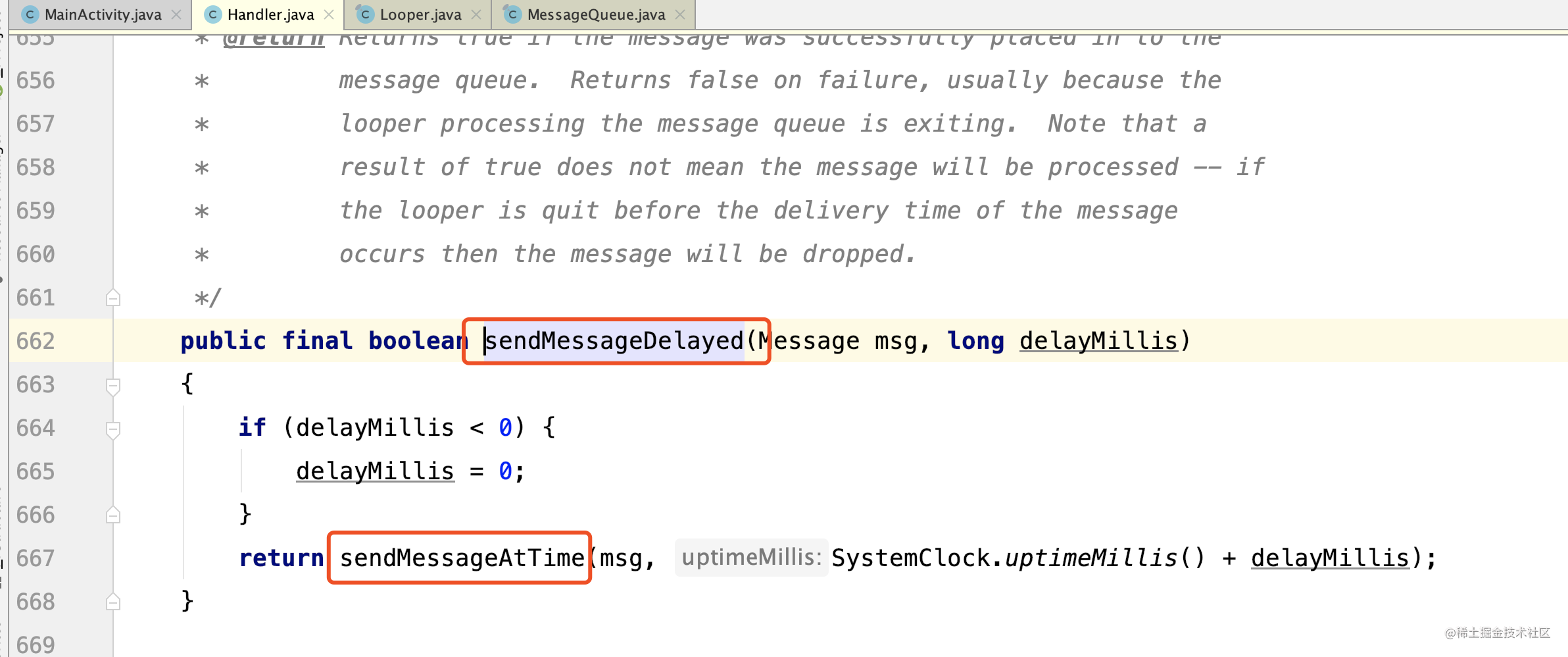 android Handler机制解析——sendMessage和handleMessage 掘金