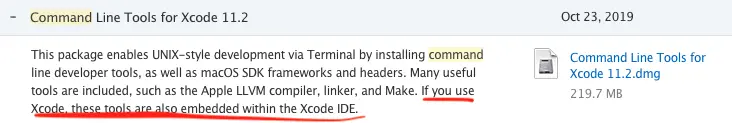 Command Line Tools