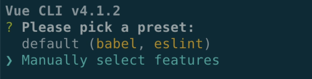 选择Manually select features