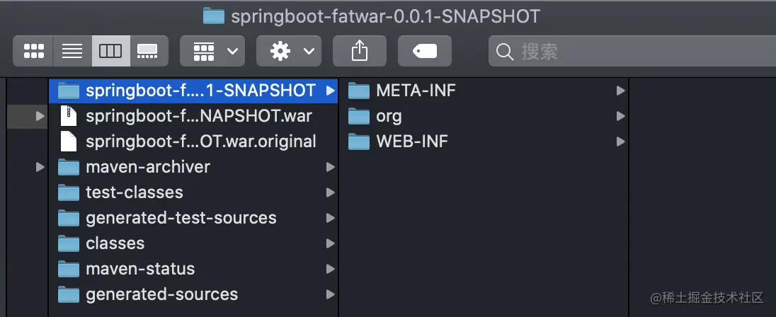 springboot使用maven和fatjar/wa