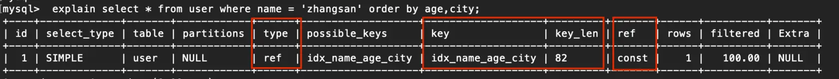 Orderby 排序优化