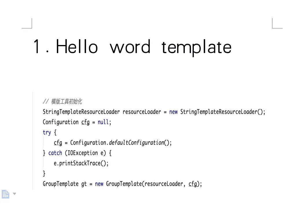 《Java利用模版技术动态生成word文档》