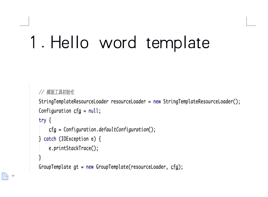 《Java利用模版技术动态生成word文档》
