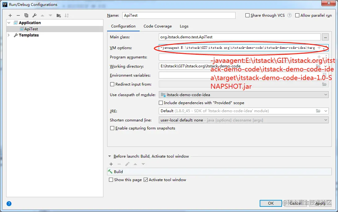 微信公众号：bugstack虫洞栈 & IDEA VM options