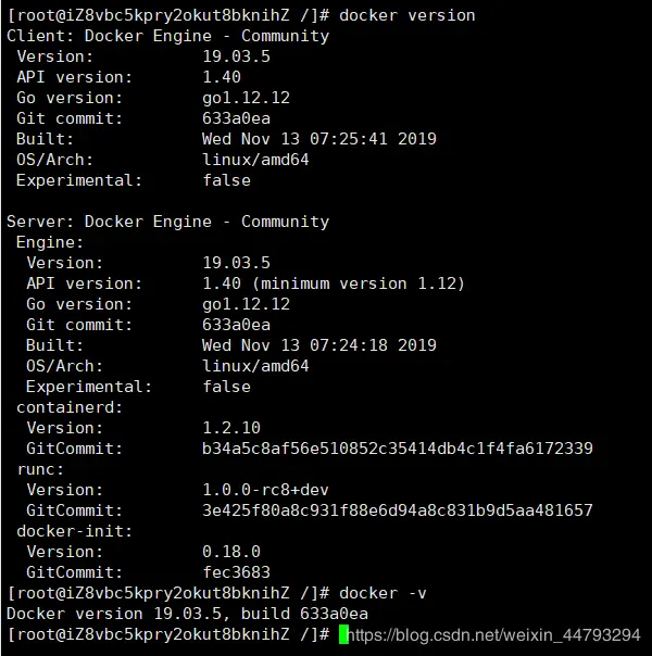 docker版本