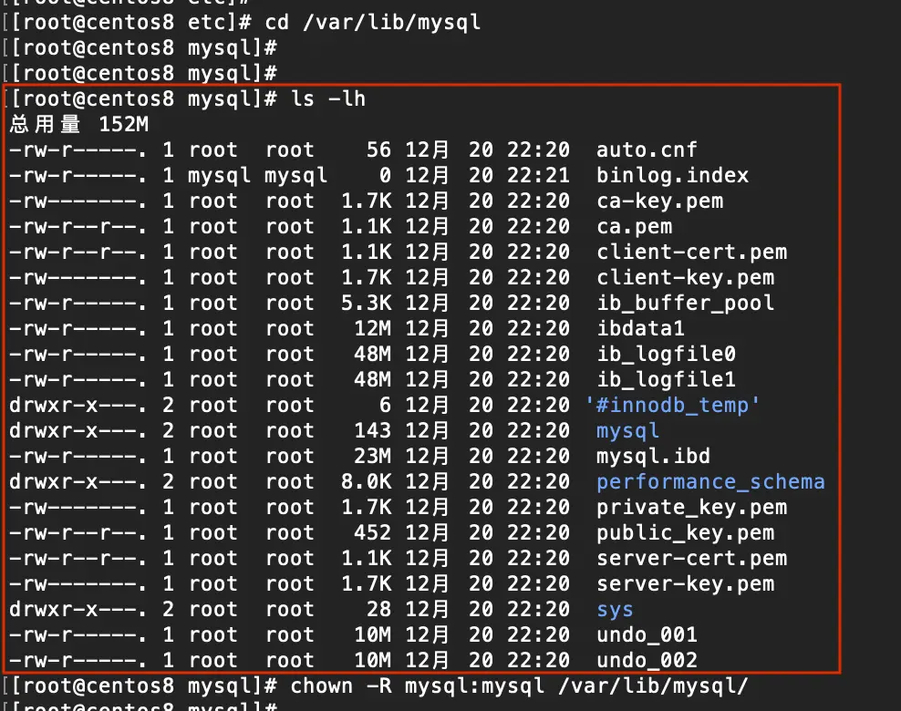 Centos8安装Mysql8.0（RPM）