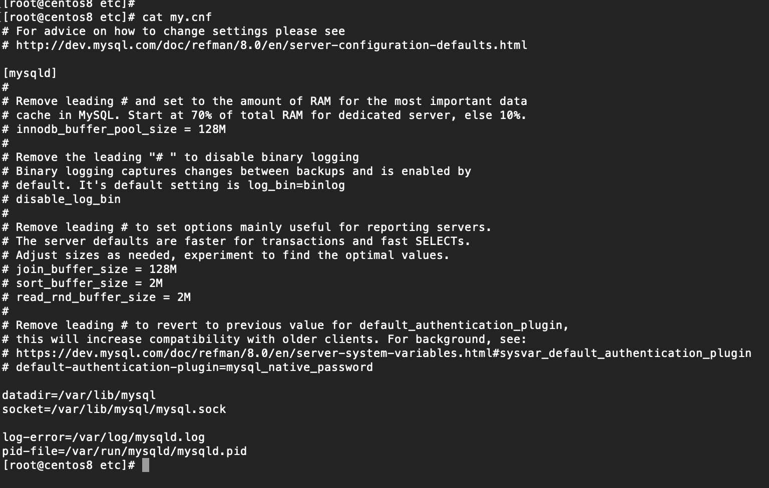 Centos8安装Mysql8.0(RPM)