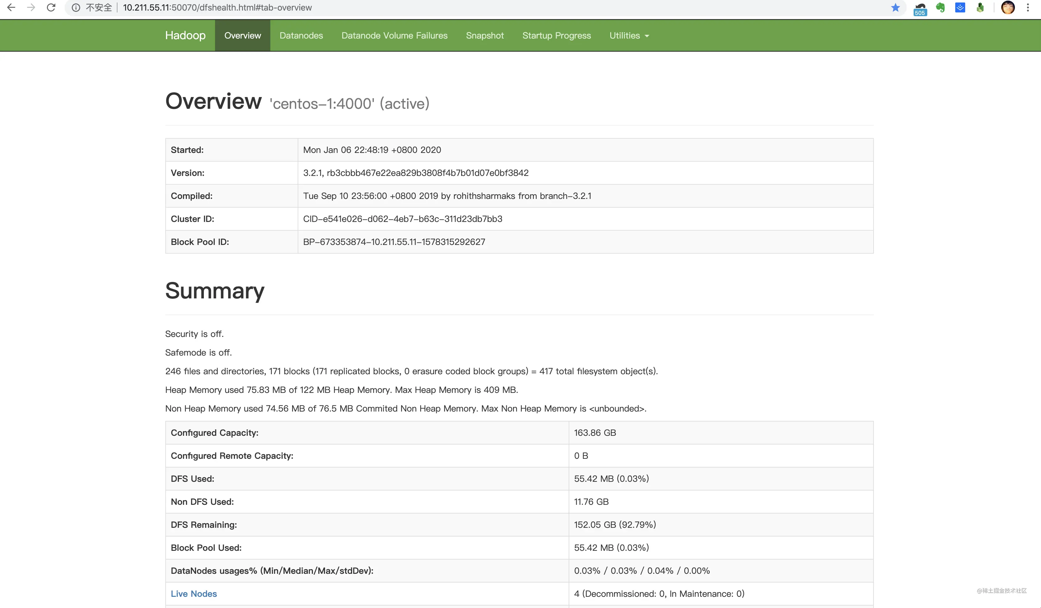 HDFS Web